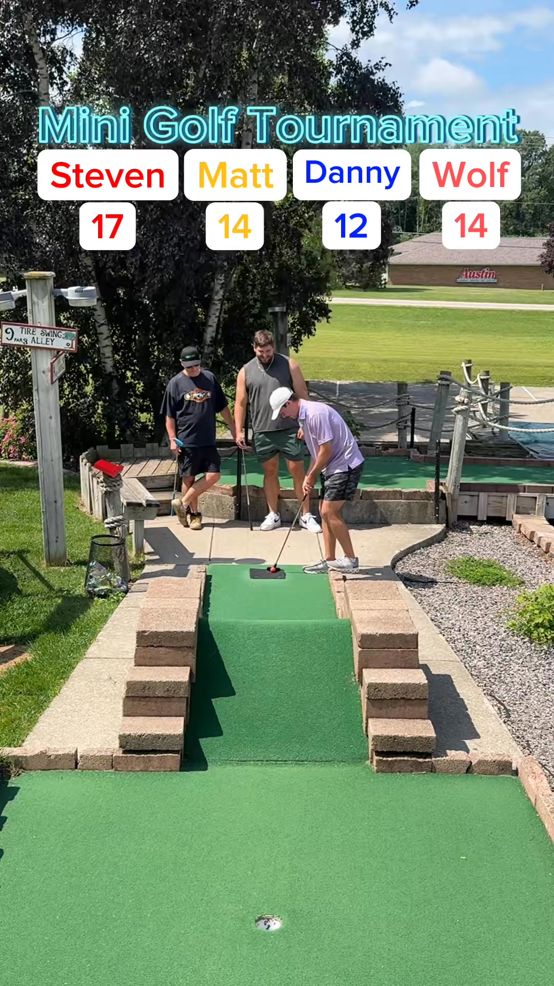 Mini Golf Tournament #3 18 holes (Holes 7-9) NO WAY…! #golf #minigolf ...