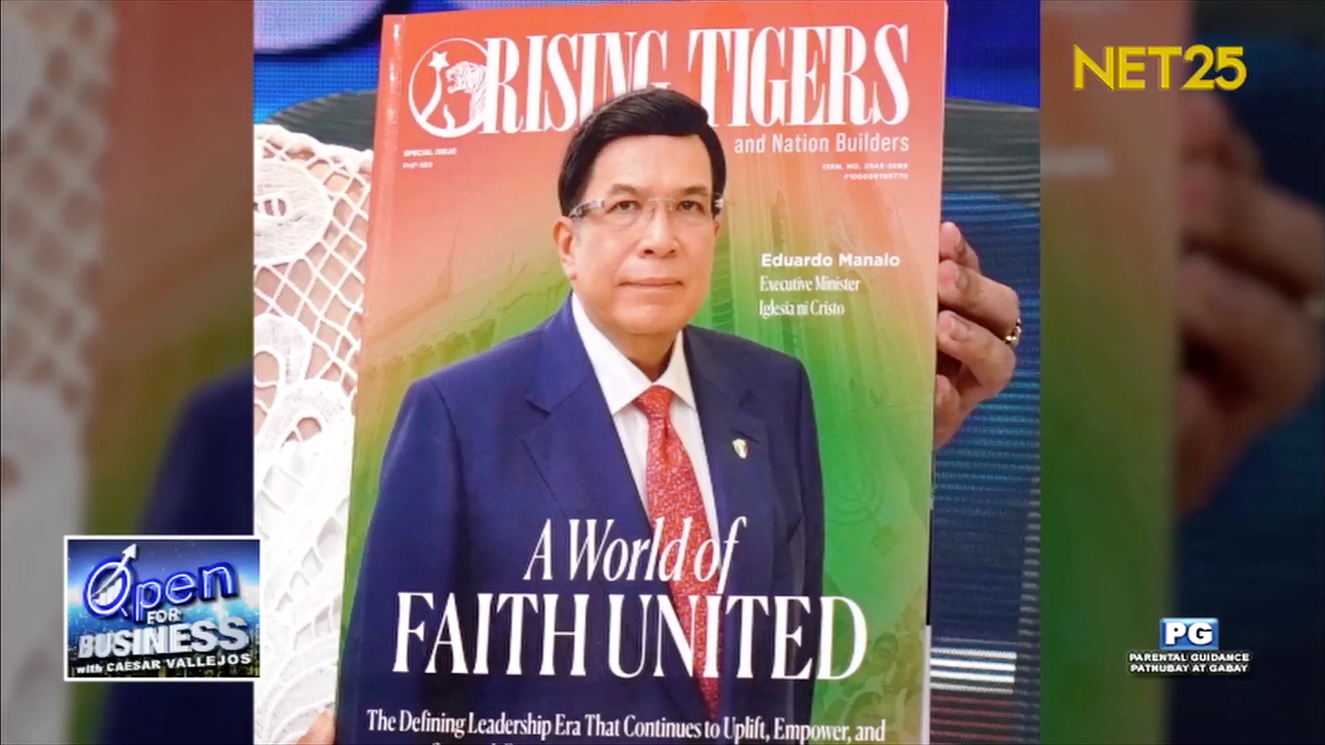 Why Executive Minister Eduardo V. Manalo Graces the Cover of Rising ...