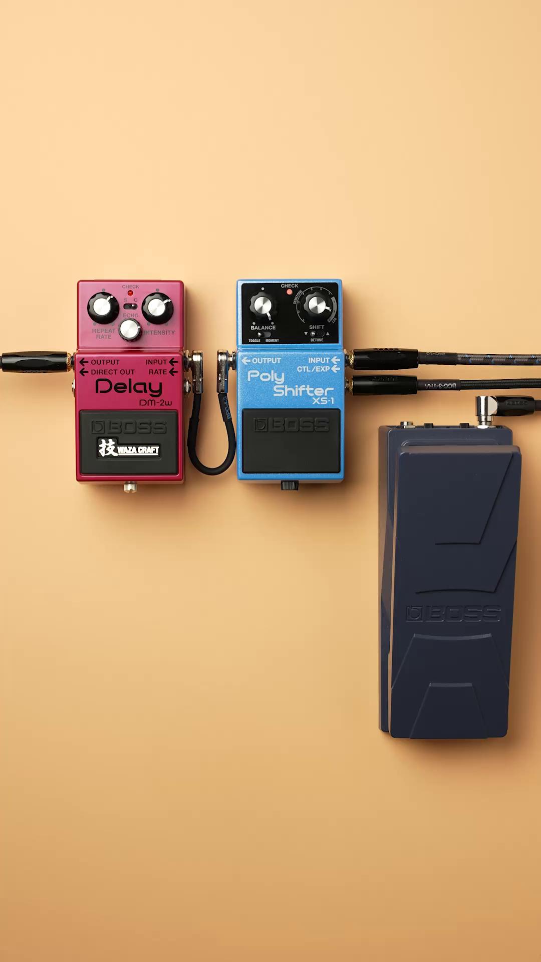 The BOSS Waza Craft CE-2W Chorus and DM-2W Delay are a match made