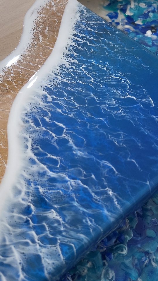 Blue Ocean Wave Resin Art . . . . . . #resinart #resin #resin # ...