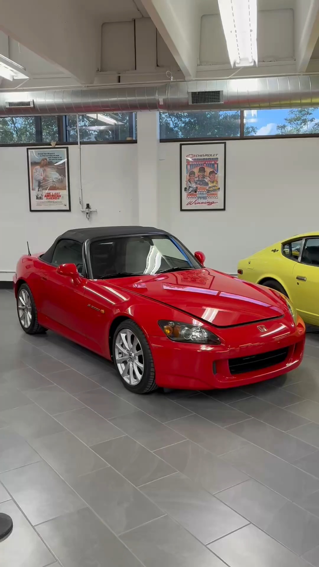 A closer look at our 1800 mile Formula Red Honda S2000, on display