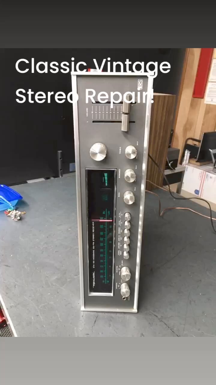 Working on another Vintage Stereo. This one is a REALISTIC STA-150