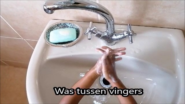 Aktiwiteite van die daaglikse lewe. Kom ons was hande. Die visuele ...