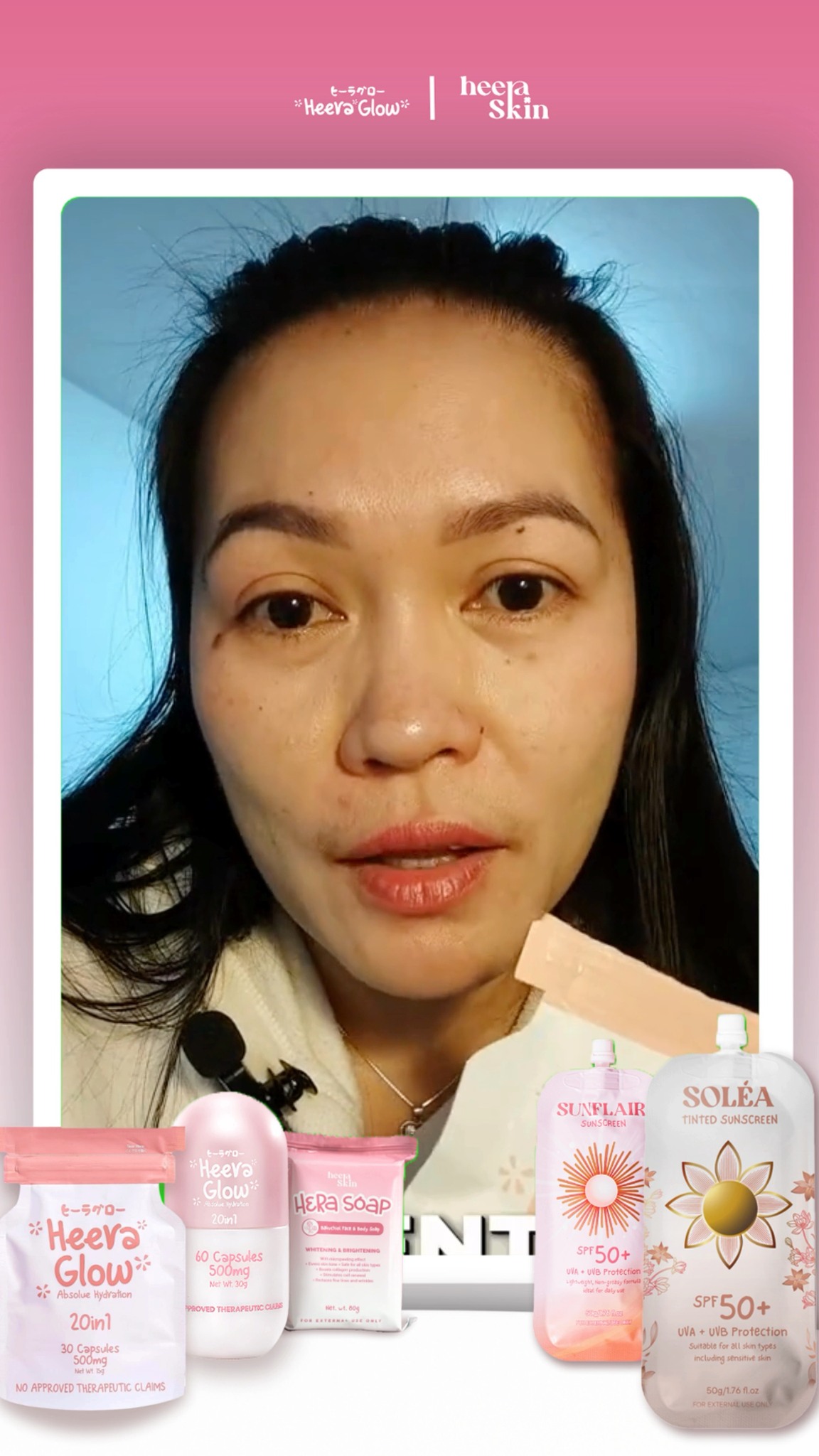 She never forgets her Heera Glow Capsule before bedtime ✨, Not just for  glowing skin, but for better, more restful sleep too 😴, Wake up refreshed,  wake up glowing — beauty really works best overnight 
