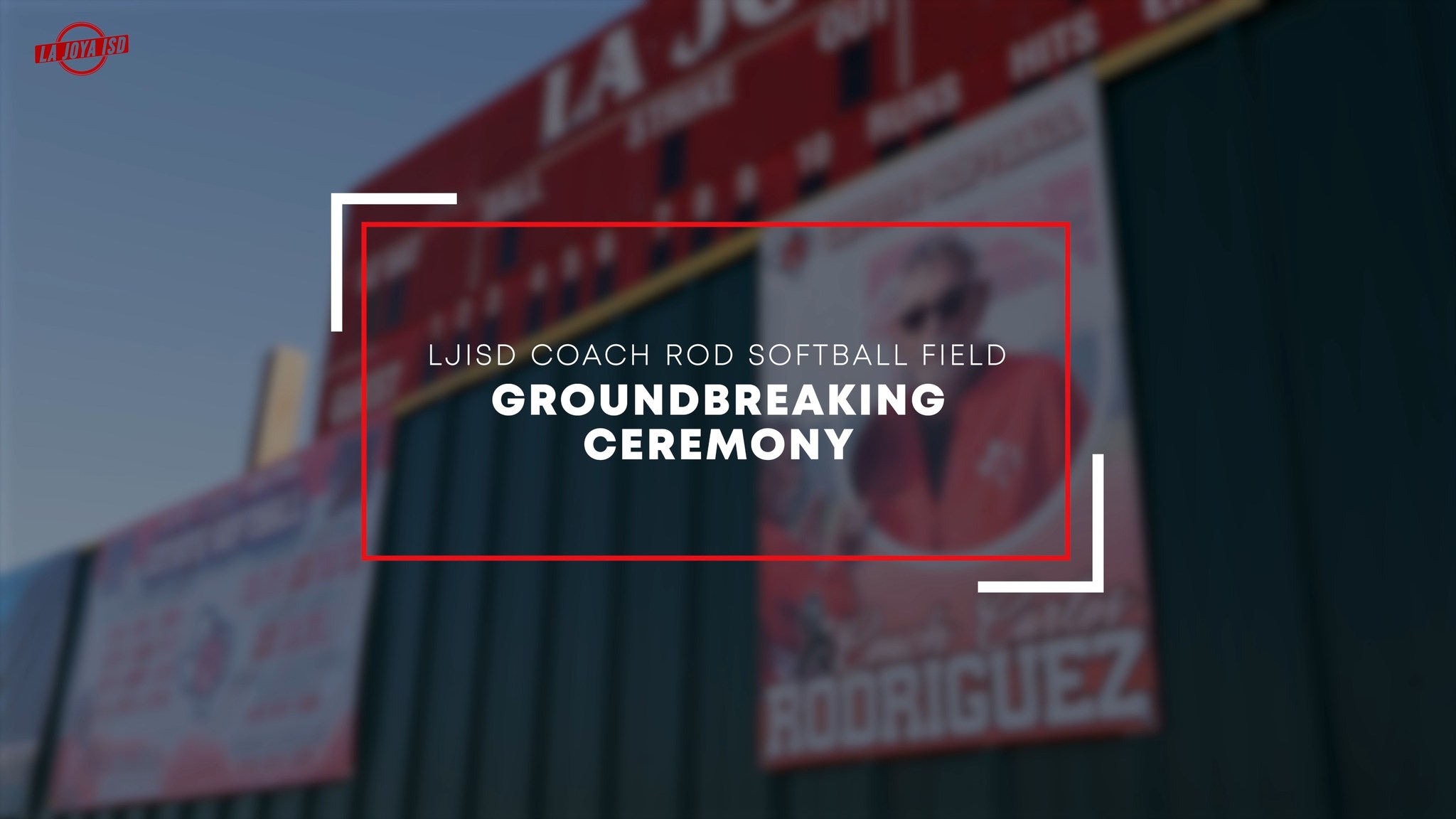 Breaking ground & honoring a legend ️ La Joya ISD this week kicked off ...