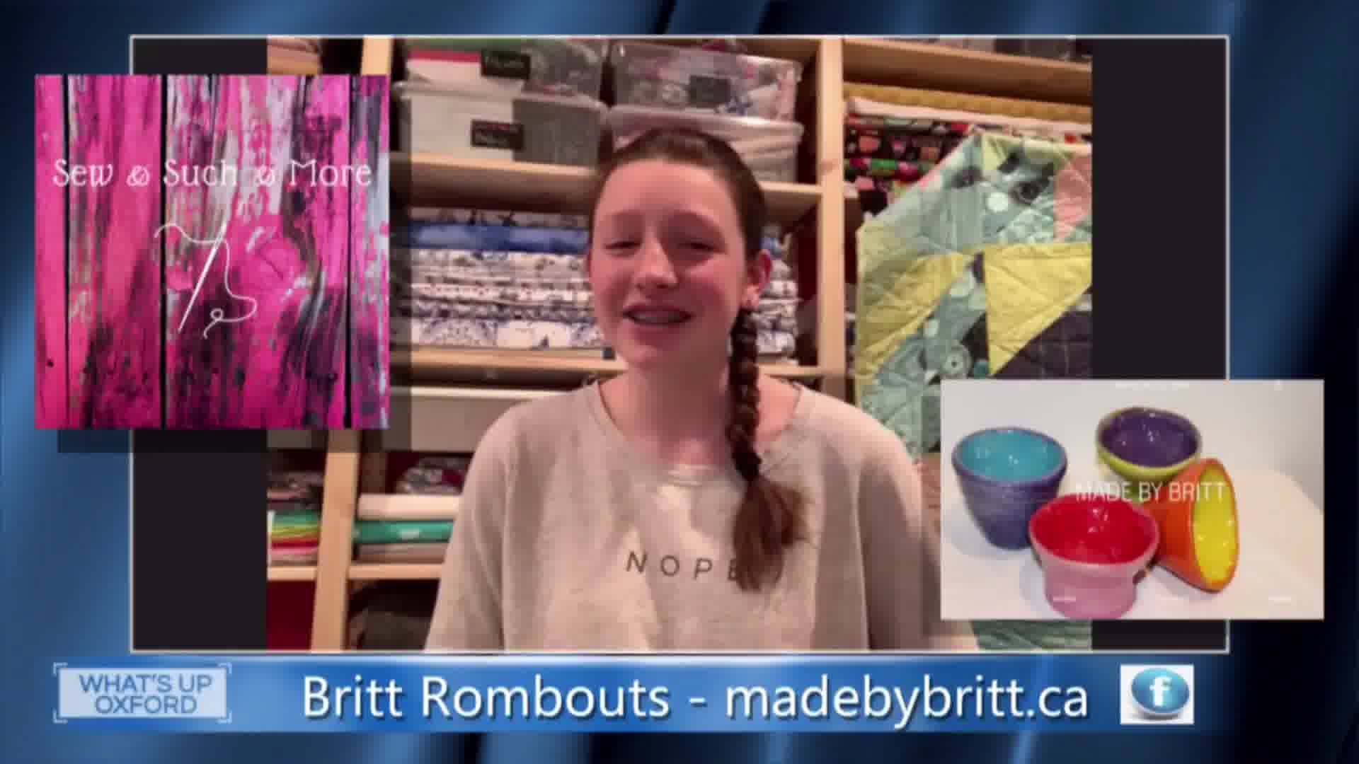 Our Britt is one amazing... Stache Fabric & Notions