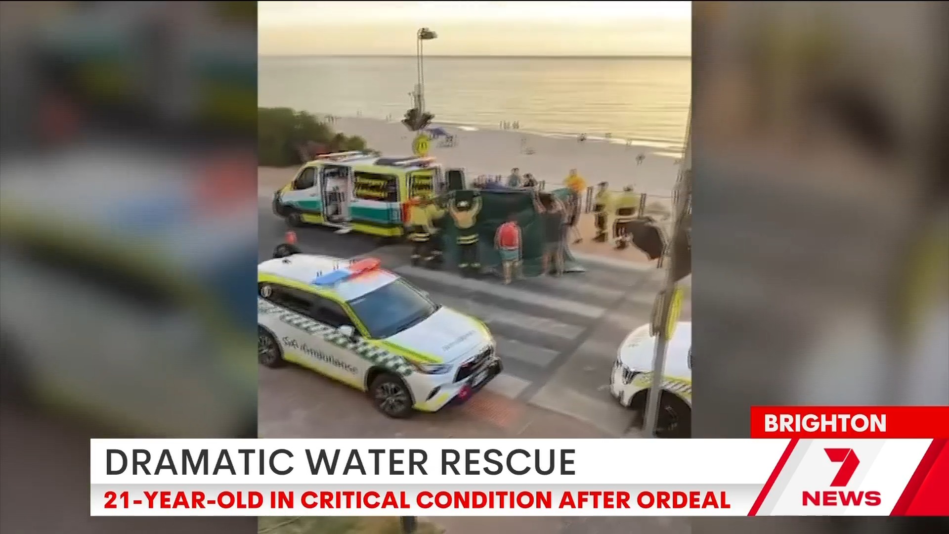 A 21-year-old woman is in a critical condition after a dramatic water ...