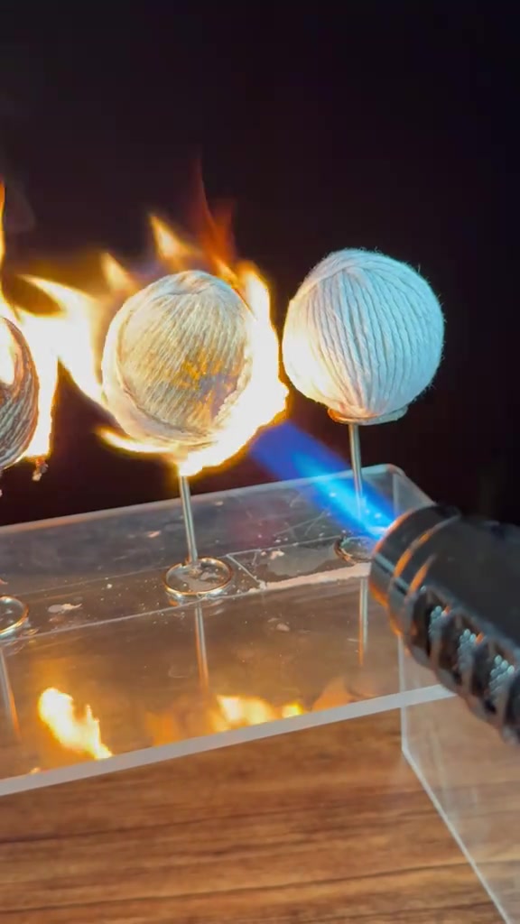 Powerful Lighter vs Rope Ball#satisfying #experiment | The Powers ...
