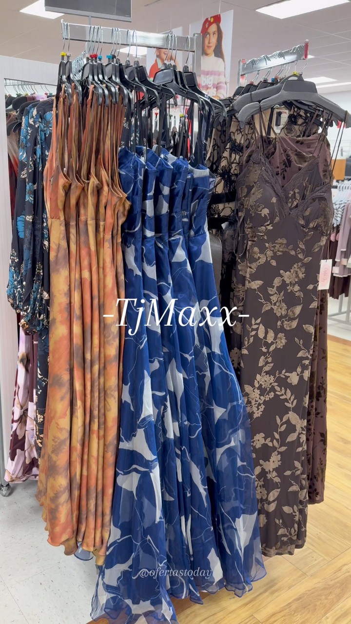 New Dresses Just Arrived at TJ Maxx 🤎 #TJMaxx #NewArrivals #Dresses #FashionFinds #FallFashion