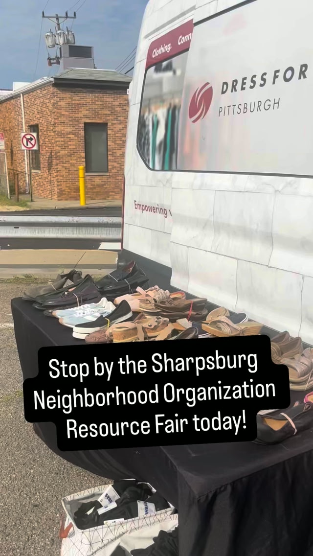 dress for success pittsburgh Spend the morning with Harriet at Gr. Pgh Community Food Bank in Duquesne until 12pm! | blush chiffon dress Bellflower Liora Contrast Trim Knit Mini Dress Donate clothes Color:Dawkins