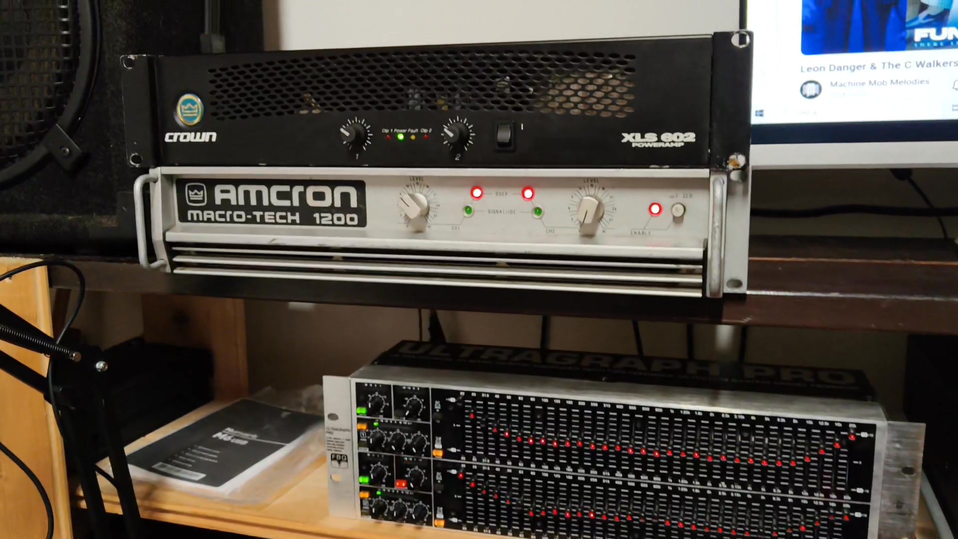 Amcrown macro tech 1200 brigte-mono con subwofer e Crown xls 602 
