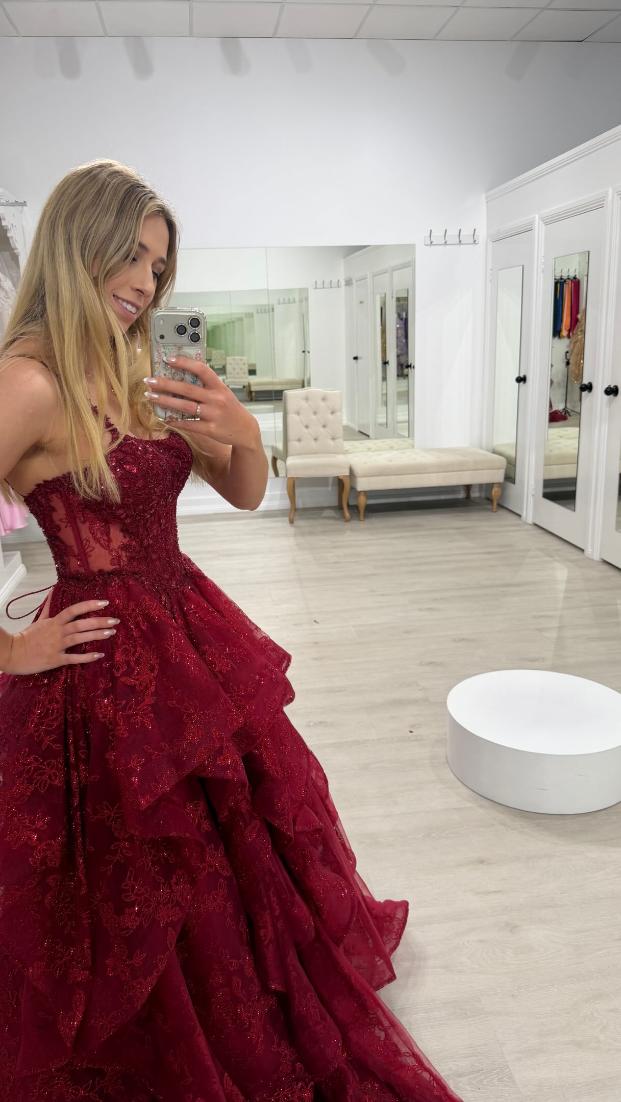 A dress this unforgettable deserves its own moment ❤️‍🔥, Shop the latest trends in-store or online today!, 📍Find us at 130A Boat Harbour Dr, Hervey Bay QLD, #lykayshaboutique #prom #formal #redgown 