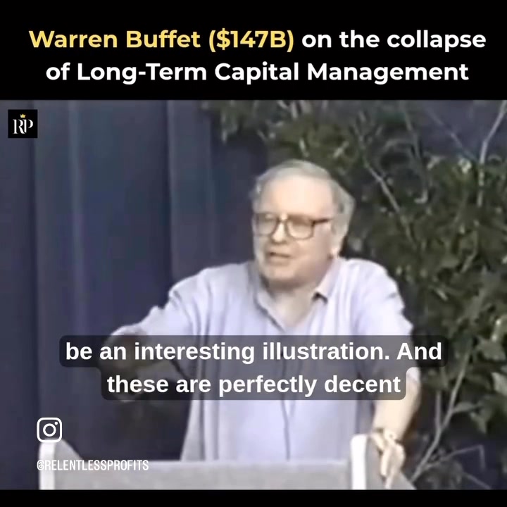 😱 Buffett’s Take on the Collapse of Long-Term Capital Management! 😱 ...