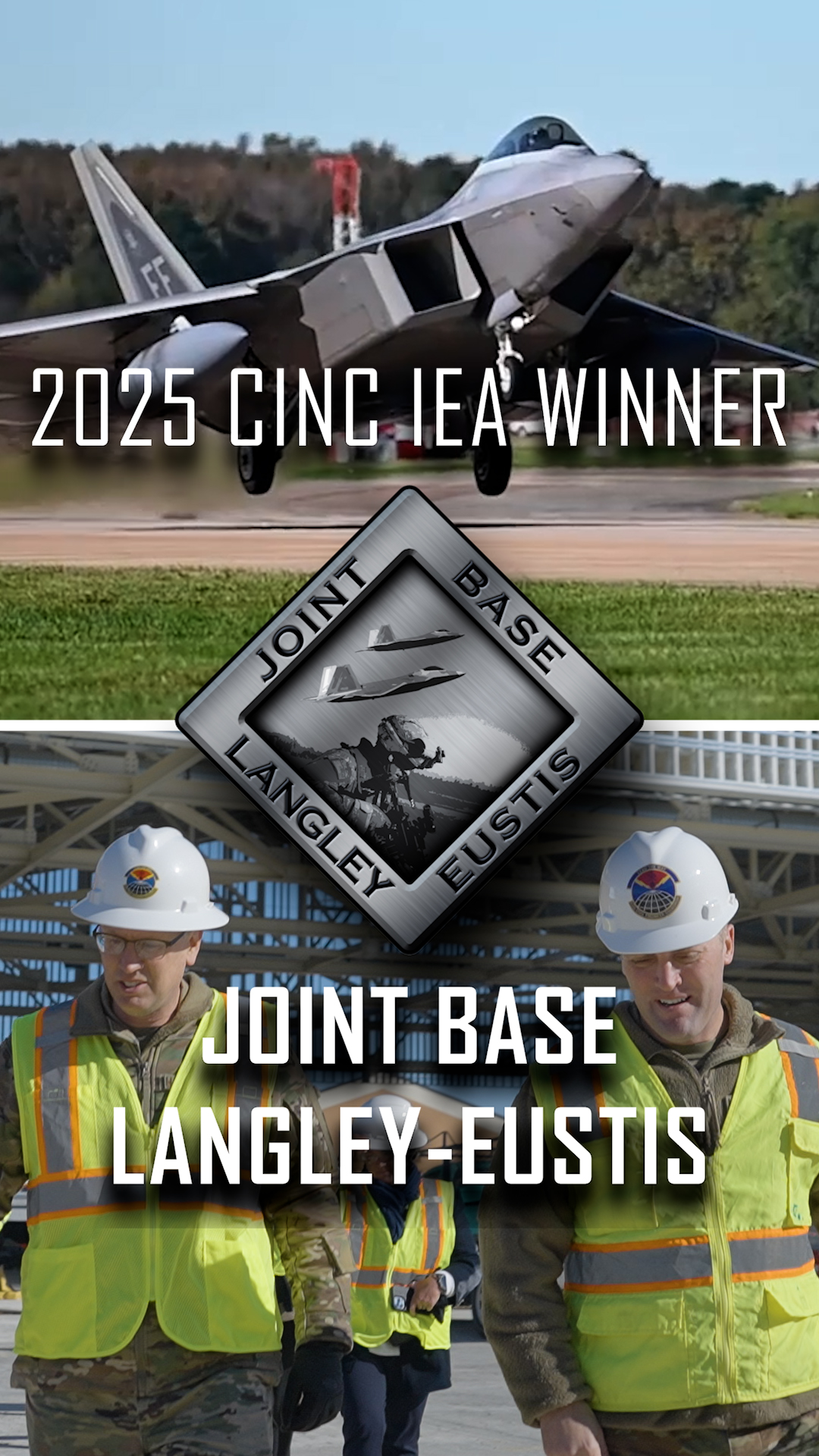 🏆JBLE is the 2025 CINC IEA... - Joint Base Langley-Eustis | Facebook