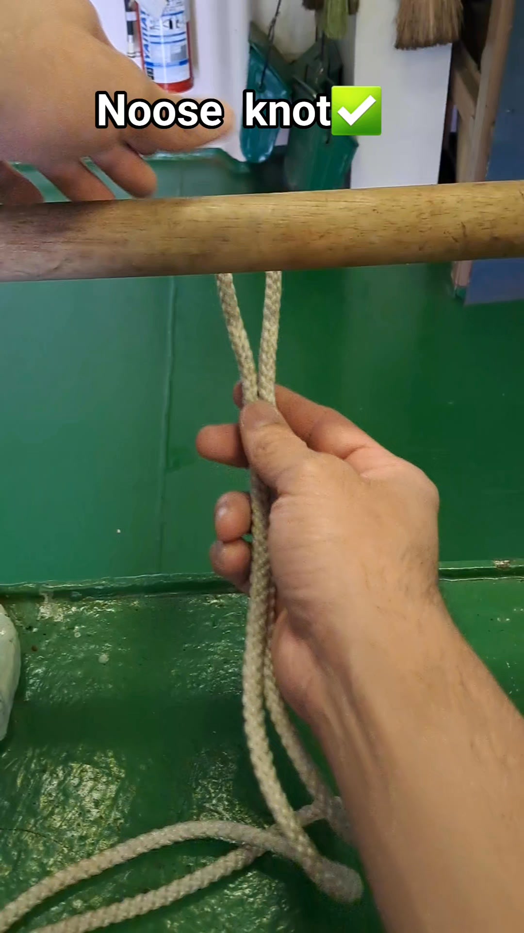 How to tie a knot🤔 ️another way to make a noose knot ️ #fbreelsfypシ゚ ...