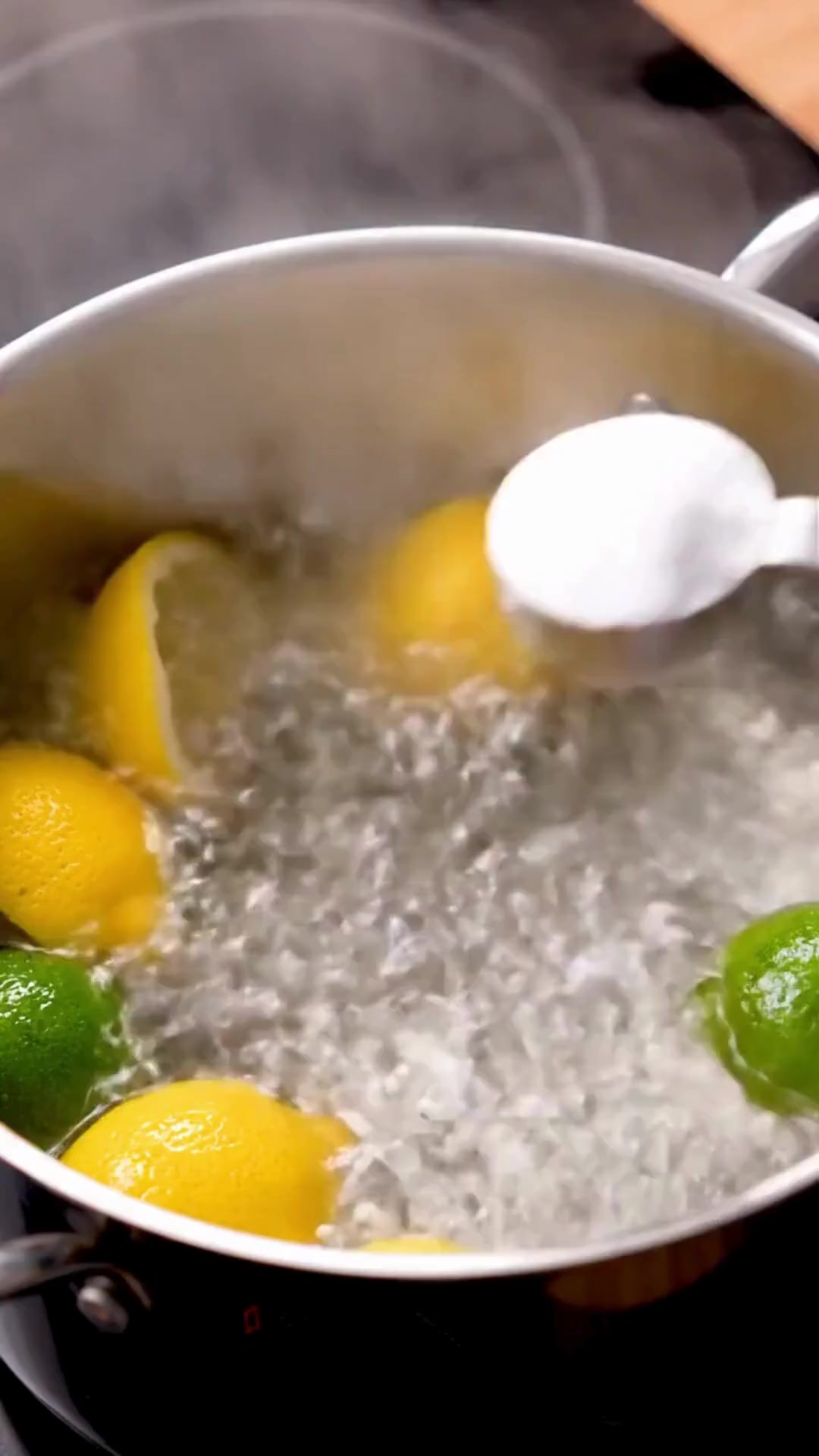 Just boil LEMON PEEL with SALT and you won't need to buy it at home ...