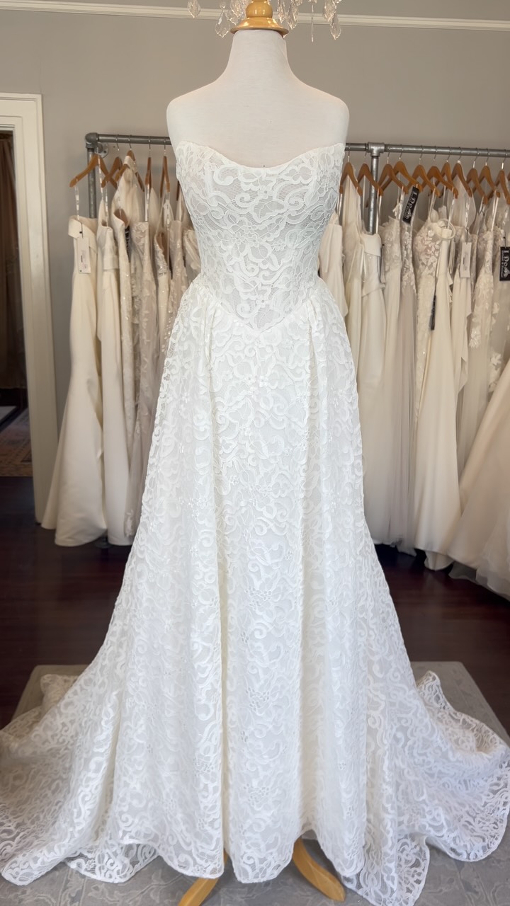 formal dresses in montgomery al A beautiful new addition from Essence of Australia. We are love with the gorgeous pattern in this lace! 🤍, #alabamabride #bridalboutiquealabama #bridalstorealabama Kids
