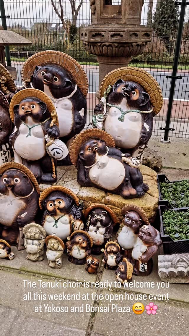 The Tanuki choir is ready to welcome you all this weekend at the