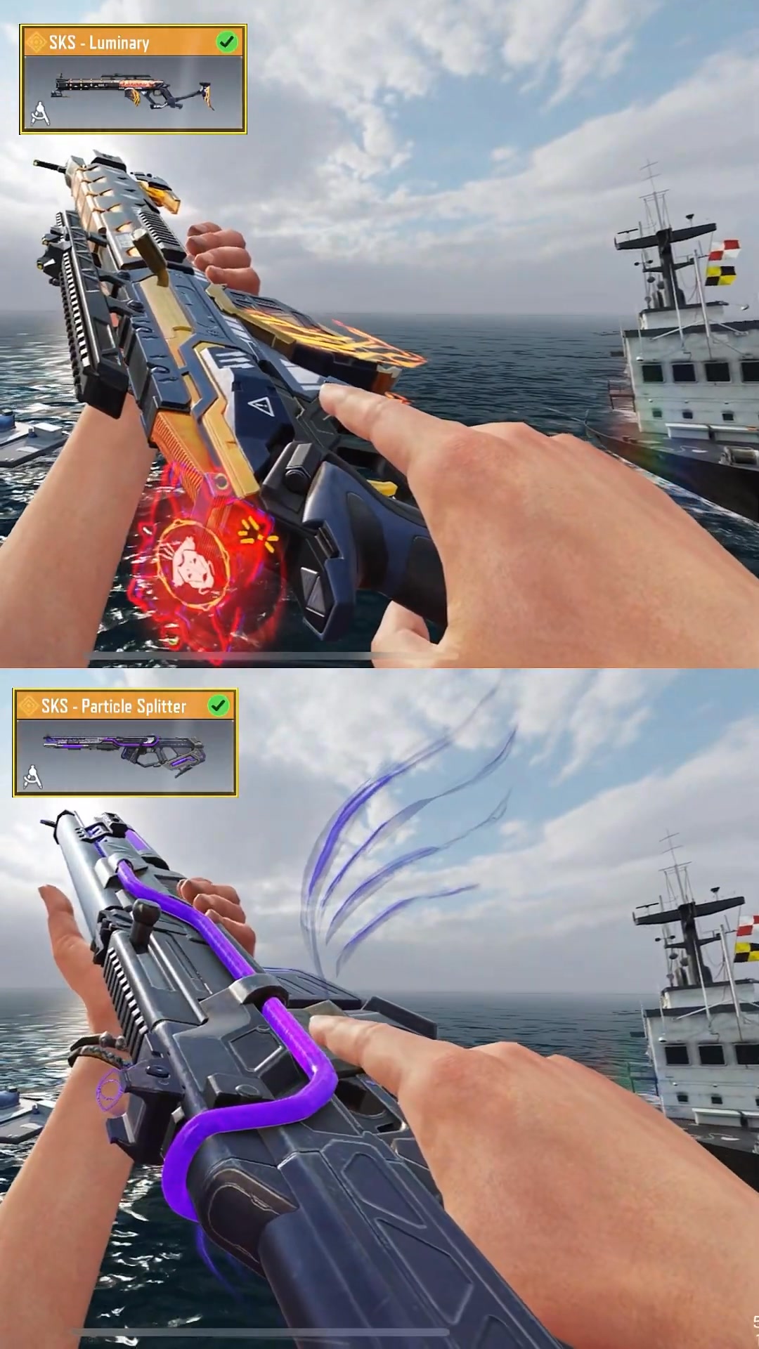 New vs Old Legendary SKS in CODM | Naithi Cod | Facebook