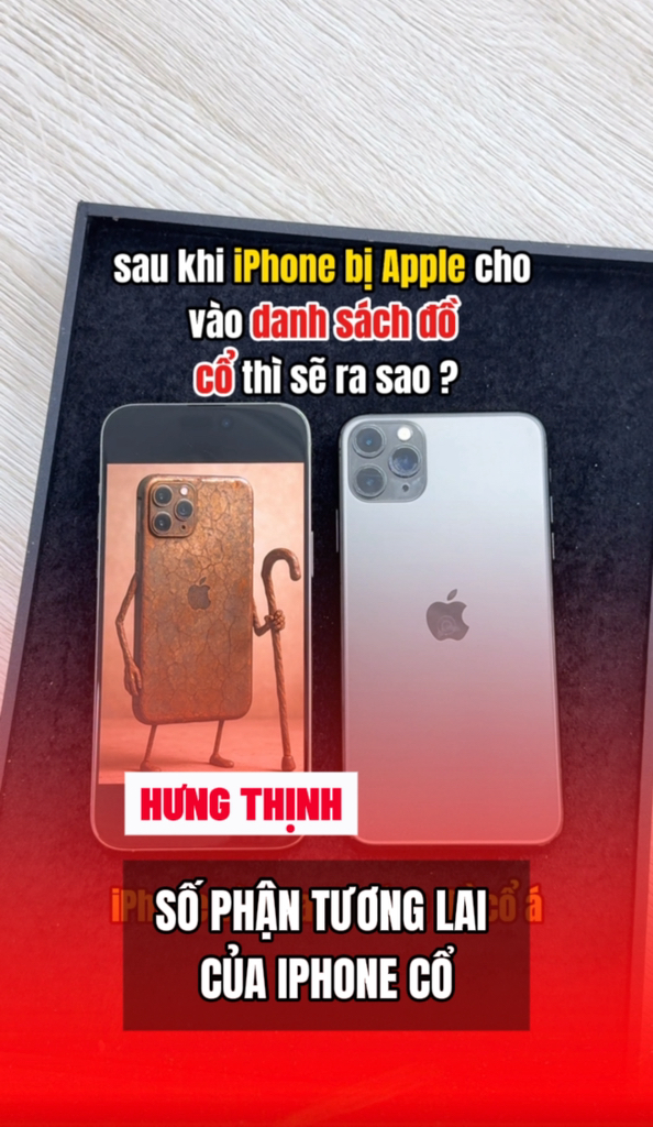 số phận tương lai của iPhone kho Apple cho làm đồ cổ 😭 #HungThinh480 # ...