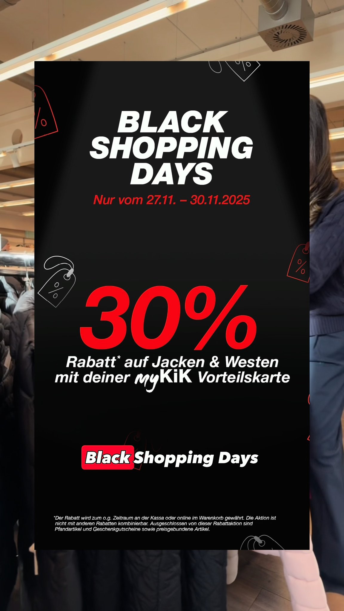 Auch @avaganza hat sich von unseren Black Shopping Days verlocken ...