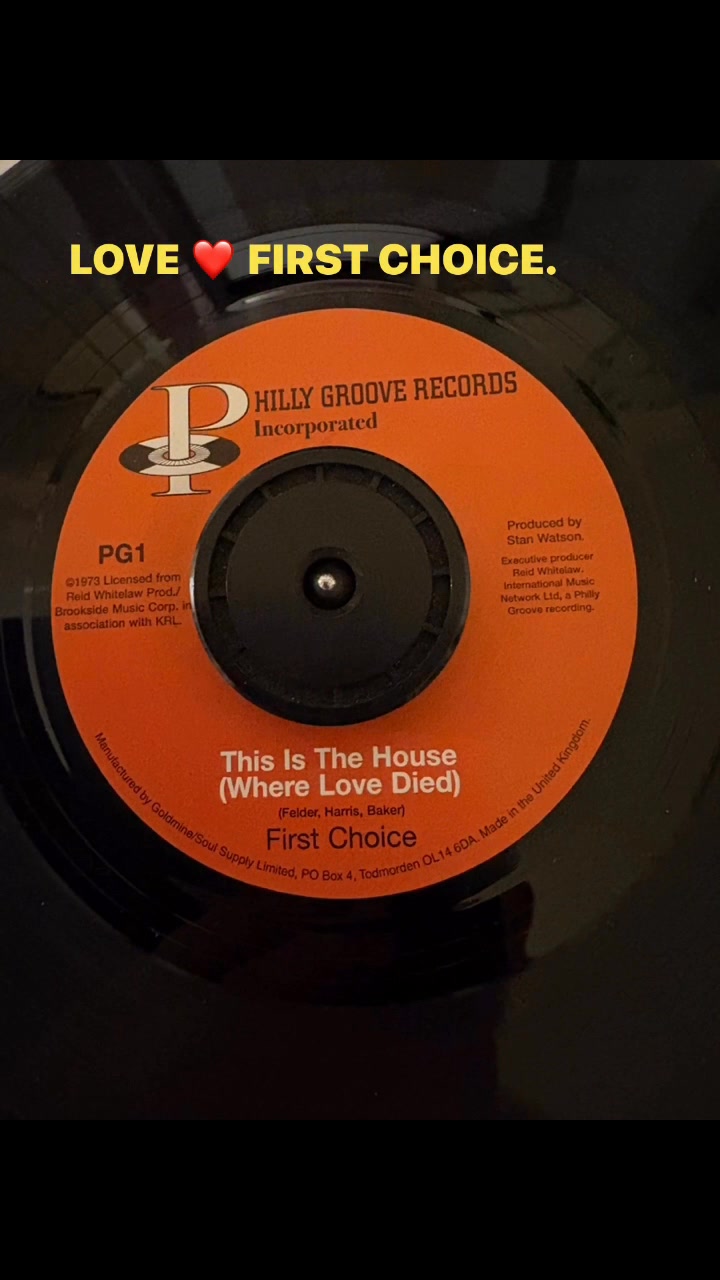 Sharing vinyl 45’s from my personal record collection- First Choice ...