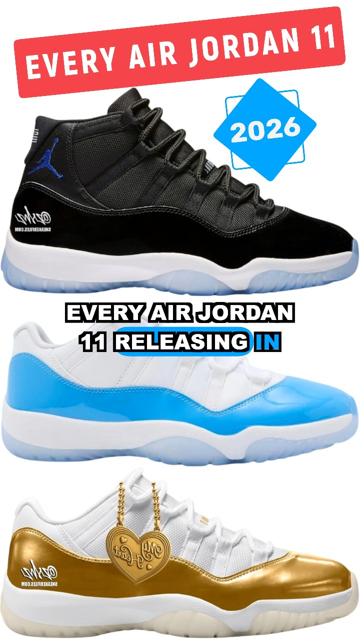 Every Air Jordan 11 Releasing in 2026... - SneakerFiles.com | Facebook