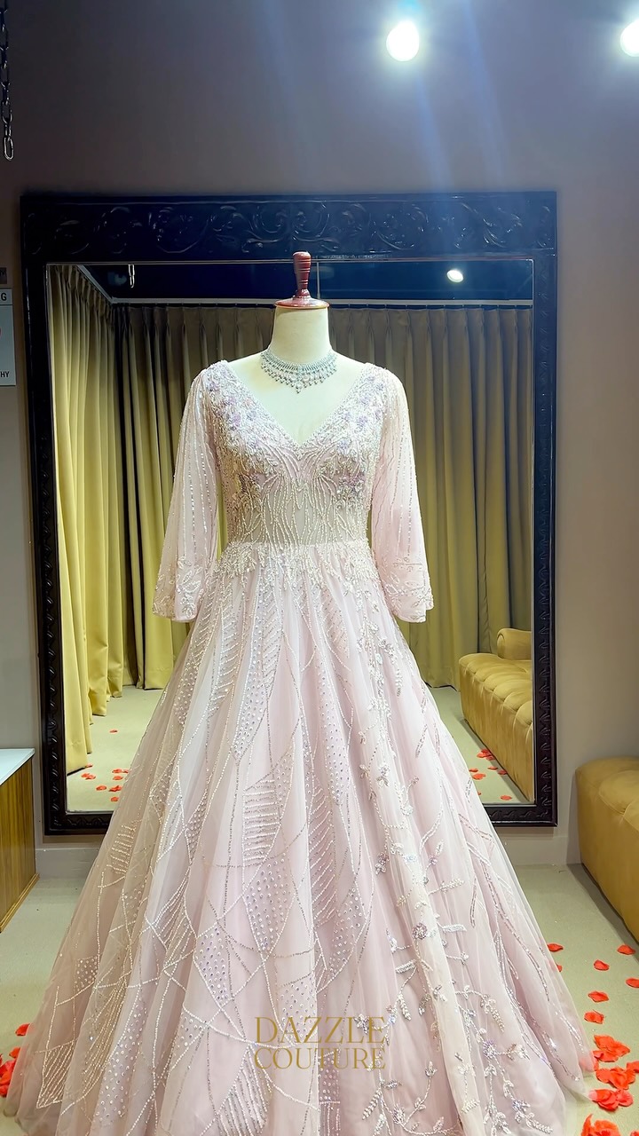 POV: You found the pink dress that makes every wedding function feel like your main character moment 💗✨, From Sangeet nights to cocktail soirées — this one is made to steal the spotlight 🥂💫, Store 