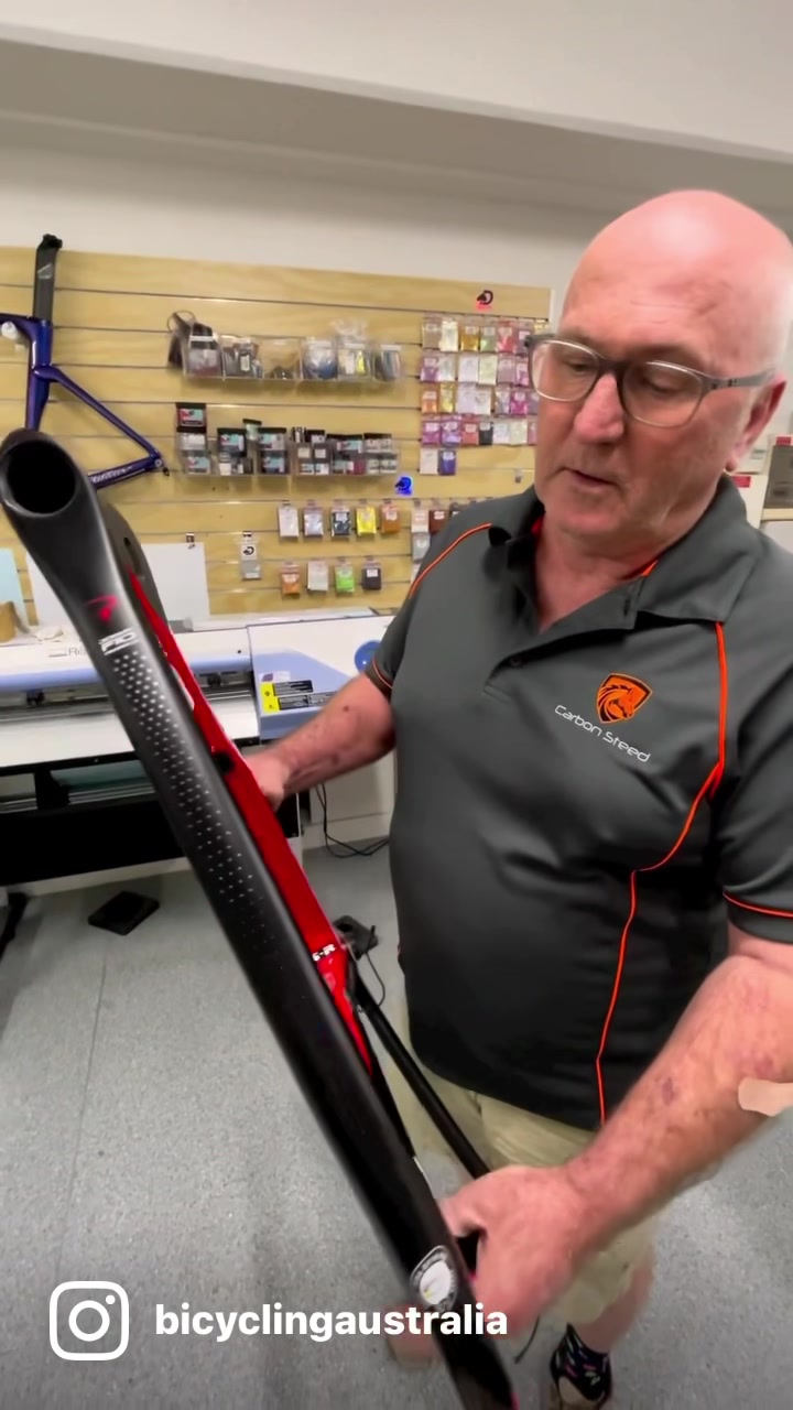 From nightmare to near new … Gary from Carbon Steed in Brisbane shows ...
