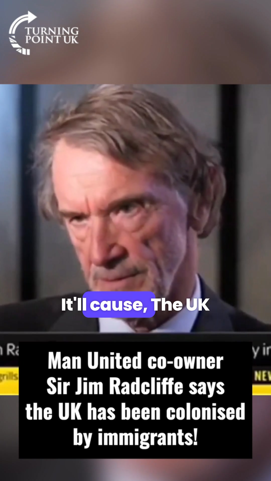 Man United co-owner Sir Jim Radcliffe says the UK has been colonised by ...