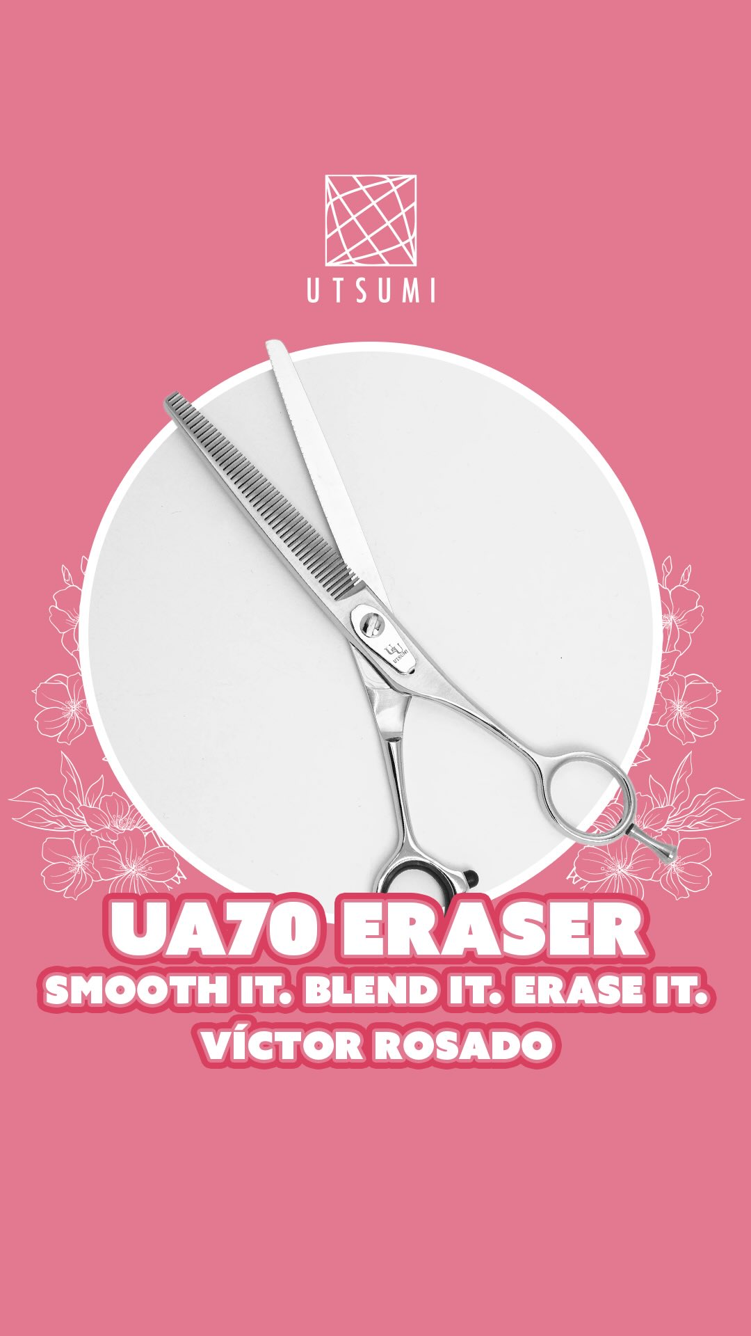 Meet the UA-70 “The Eraser.” Extra-fine thinners with 80 super