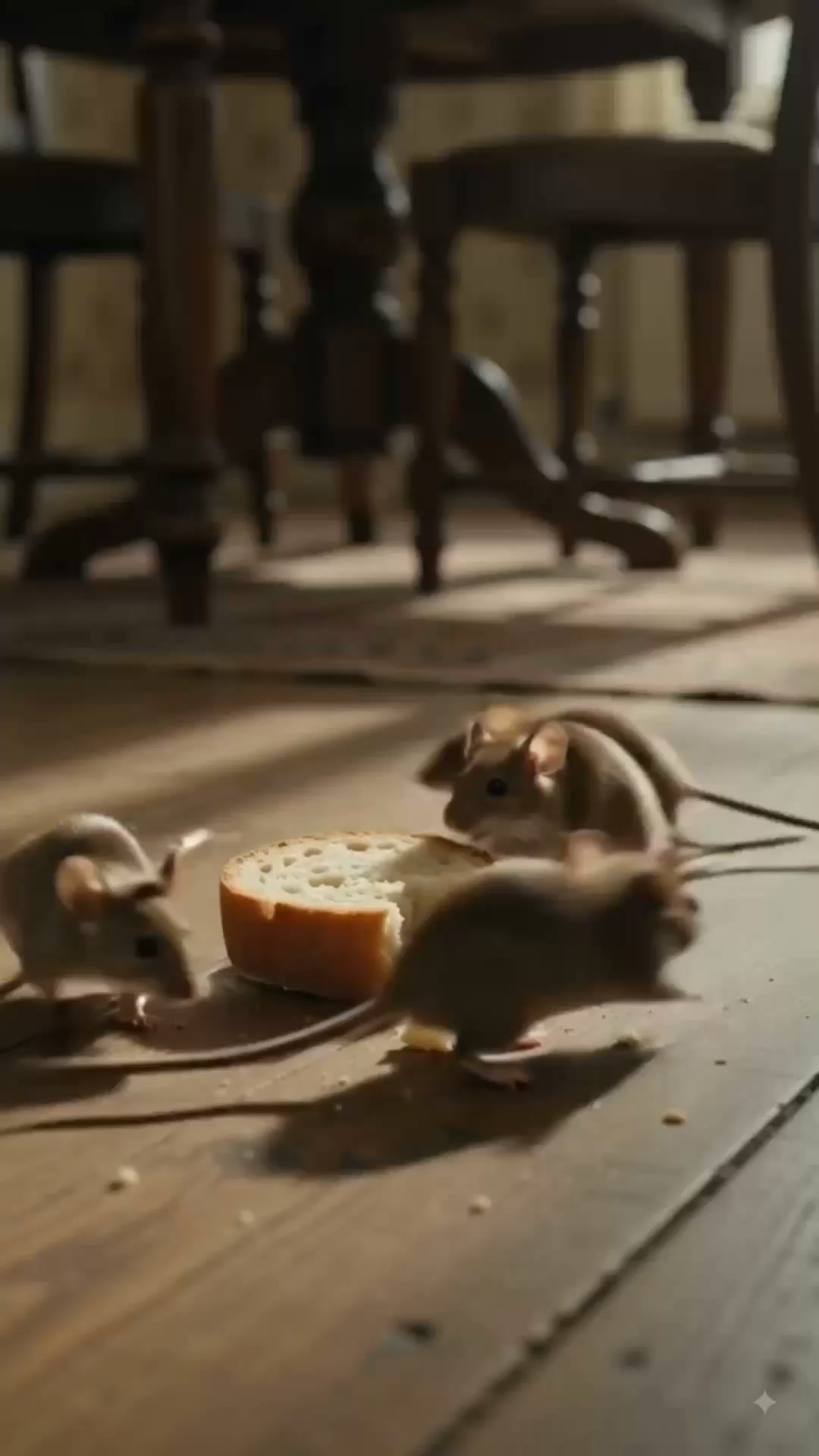 The kissing mouse, short but sweet | The Mouse family that live by