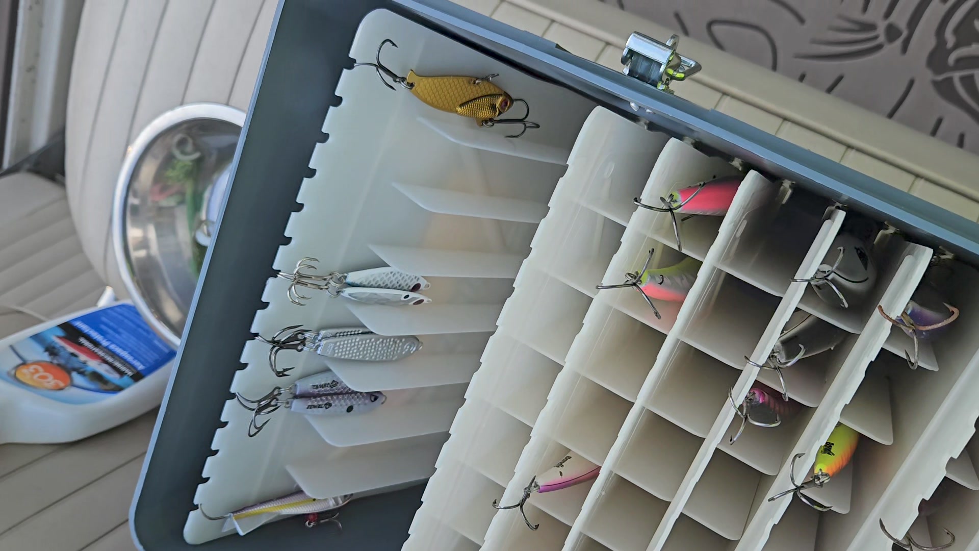 complete walleye tackle box Rapala Boom This fishing tackle kit is specifically designed for walleye fishing and includes bait Mystery Tackle Box Walleye Kit