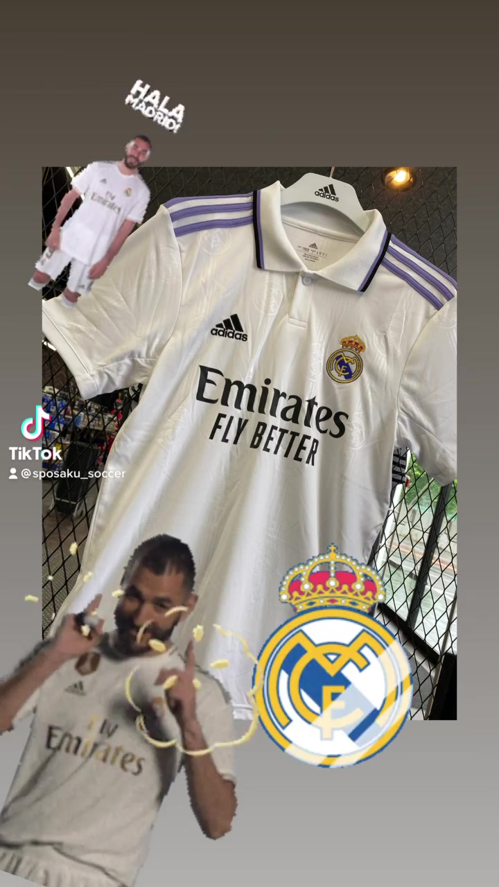 レアル・マドリード』 22-23season レプリカユニフォーム🤩 #ucl 王者