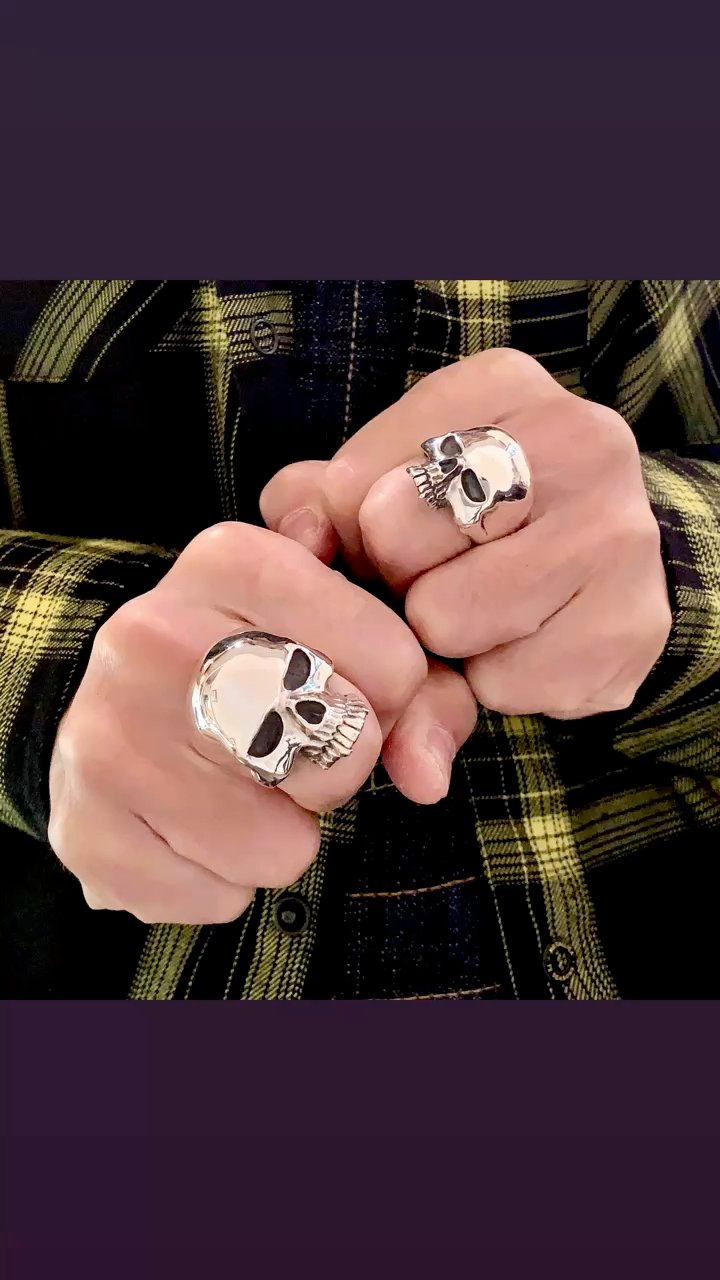 EVIL SKULL RING XL & Large(Original)Originally designed and hand