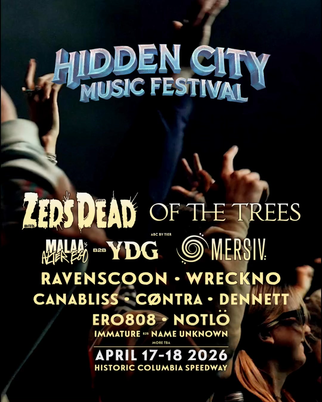 Hidden City Music Festival returns 🔱 Don't miss Zeds Dead, Of The