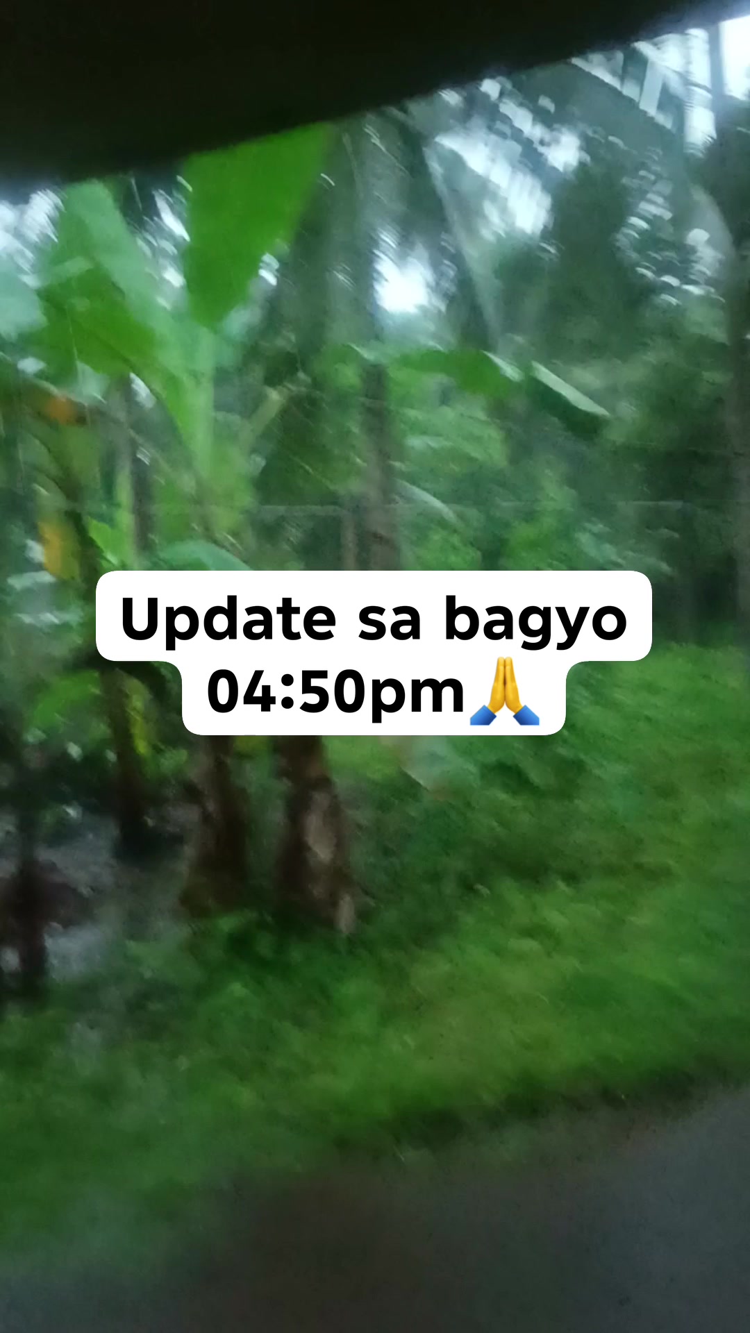 Update sa bagyo as of 04:50pm Salamat kay hinay pajud intawon. Amping ...