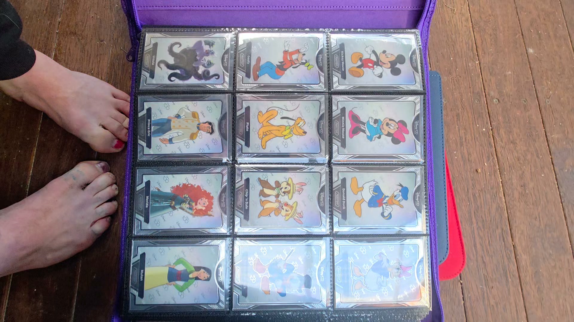 26 numbered cards with a error card Disnes MNg FDty FCk Disnio