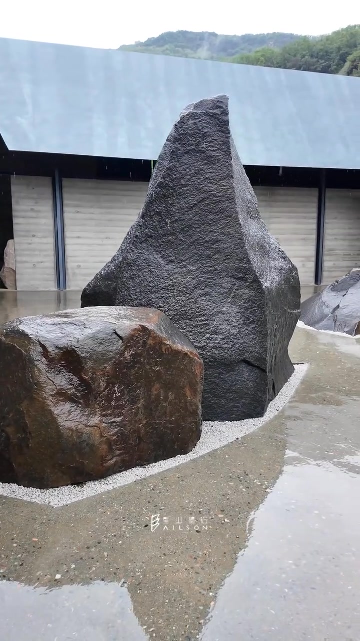 Aranya Golden Mountain Ridge features rugged boulders, nestled beside ...