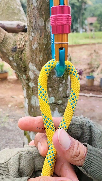 simple knot trick #knot #rope #a #diy #outdoor #tutorial #viral ...