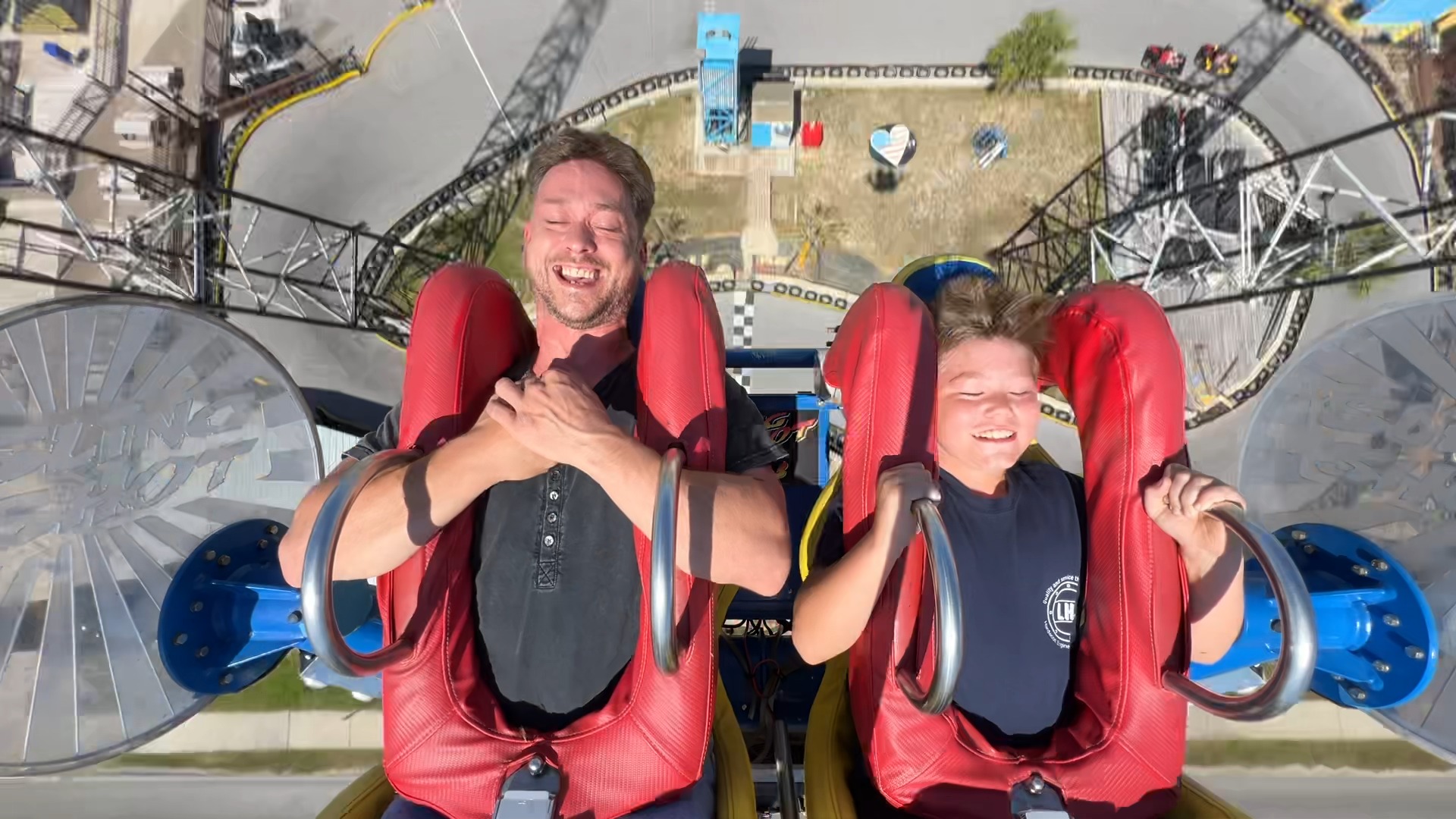 Michael & Micheal | Slingshot & Vomatron at Indy Speedway | Facebook