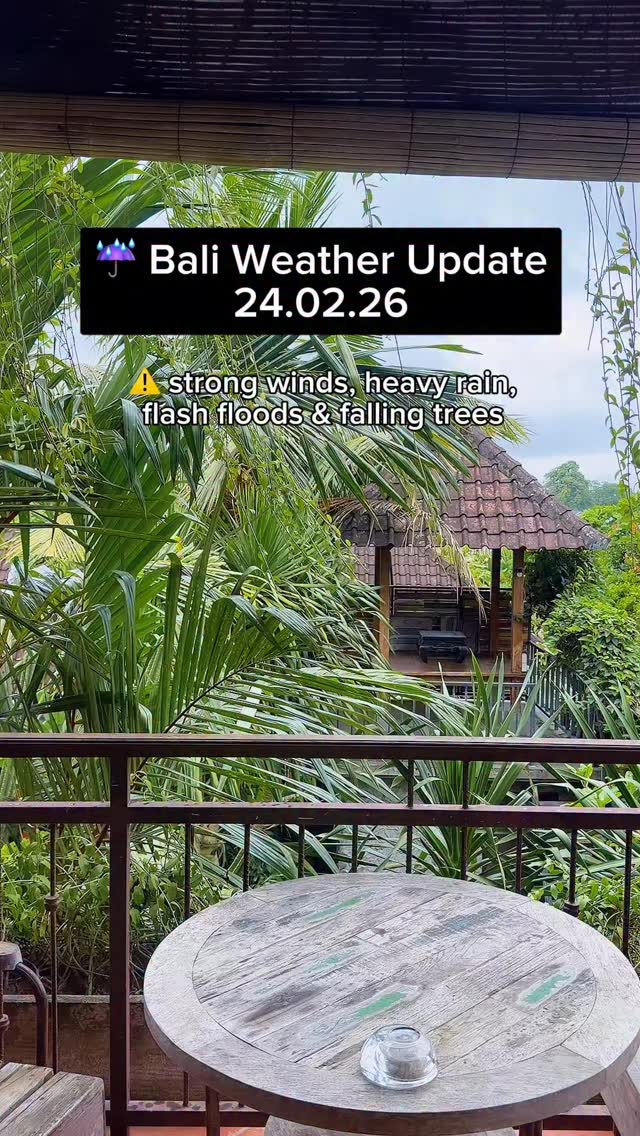 Bali’s rainy season is intense this year 🌧️🌪️ I’ve been visiting Bali ...