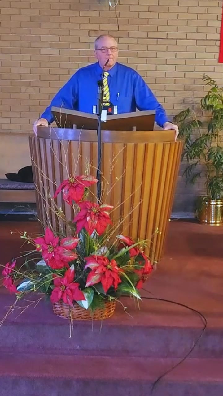 Reverend Ralph Robrahn encouraging believers to get our spiritual ...