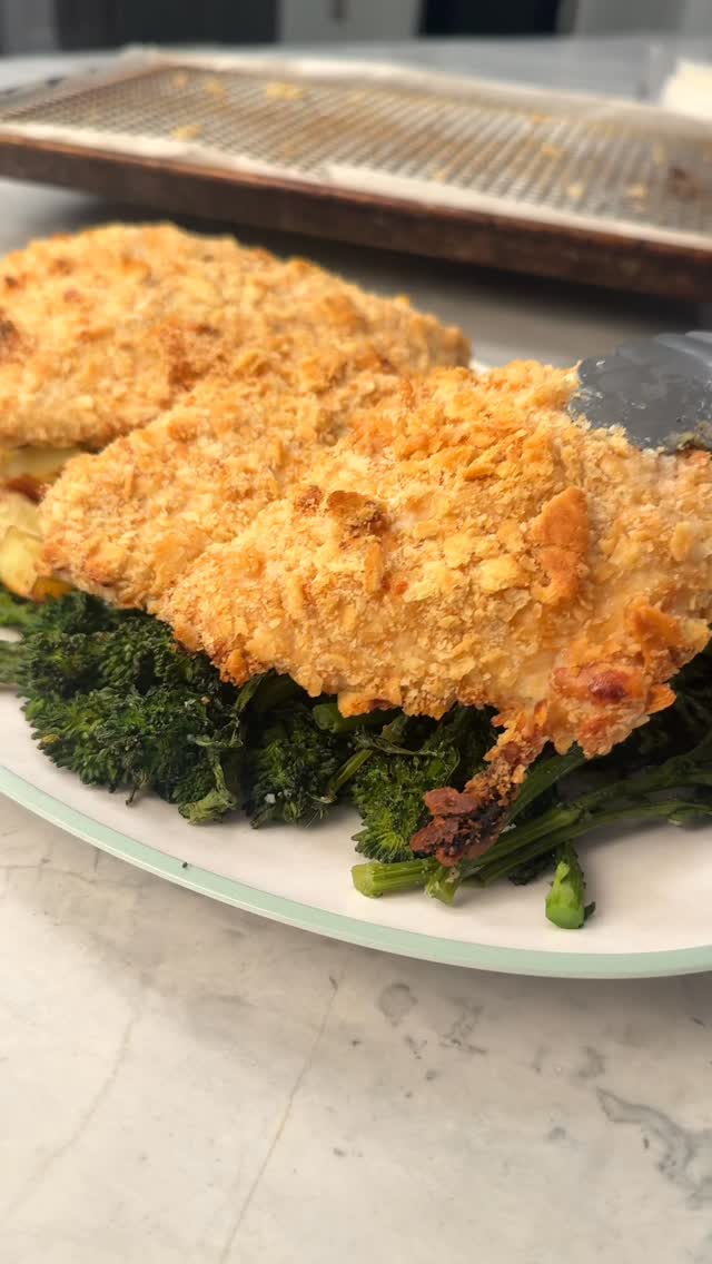 Ritz Baked Chicken Cutlets with Honey-Mustard Drizzle (full recipe ...