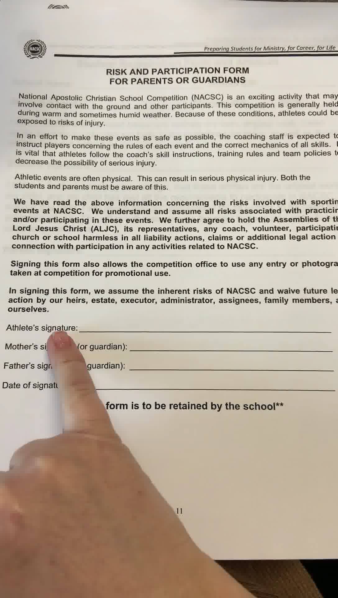 CCS INFO PACKET FOR NACSC 2021 | For 7-12 grade parents that couldn't ...
