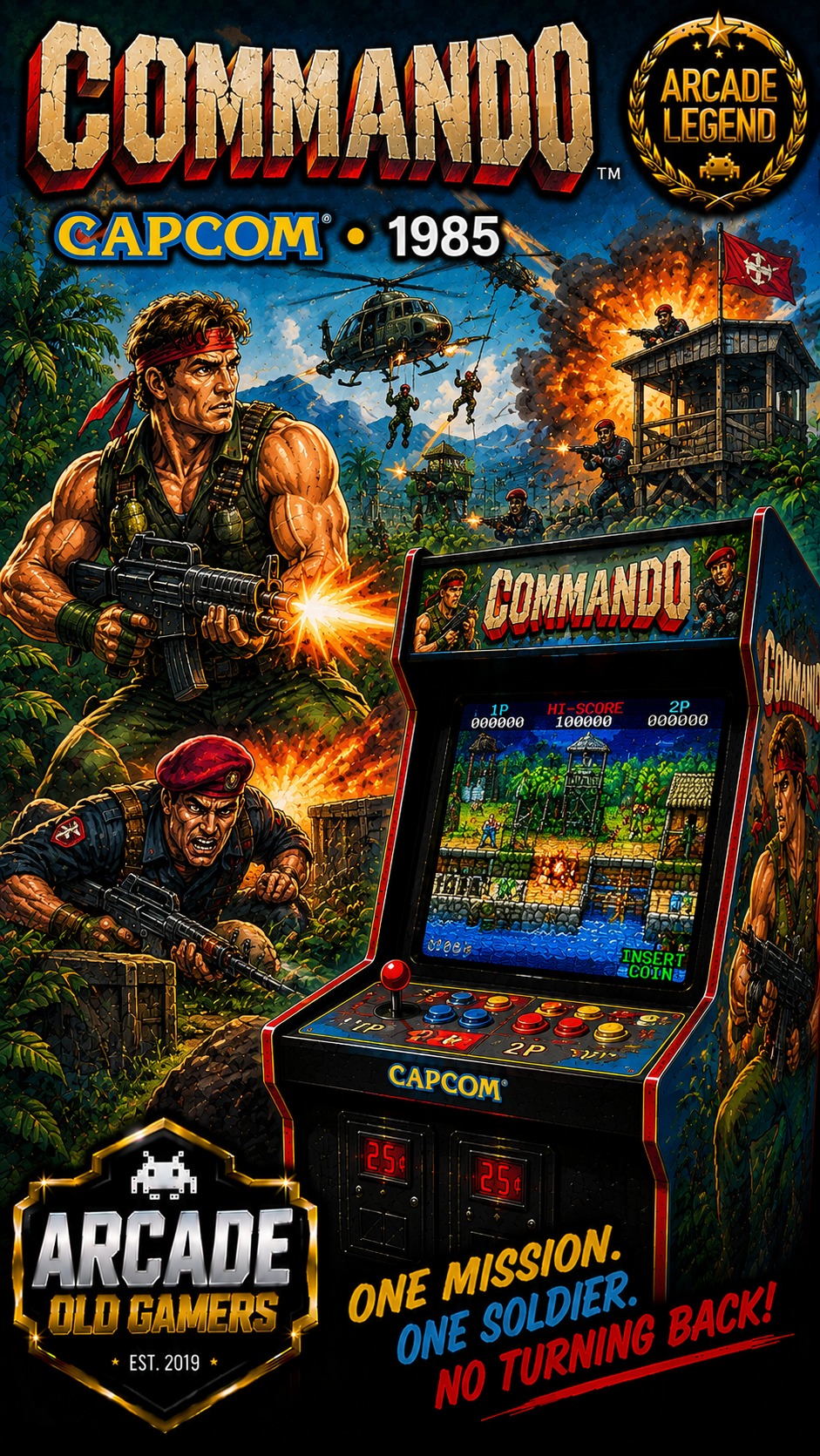 Who Dares Wins II is, at its core, a clone of Capcom's hit arcade