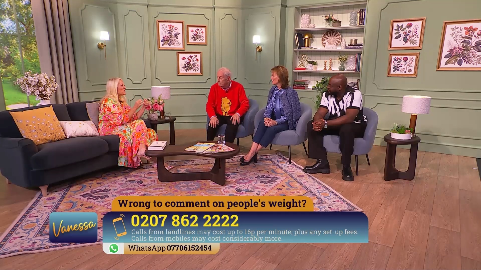 The 51-year-old fashion designer says constant chatter about her weight ...