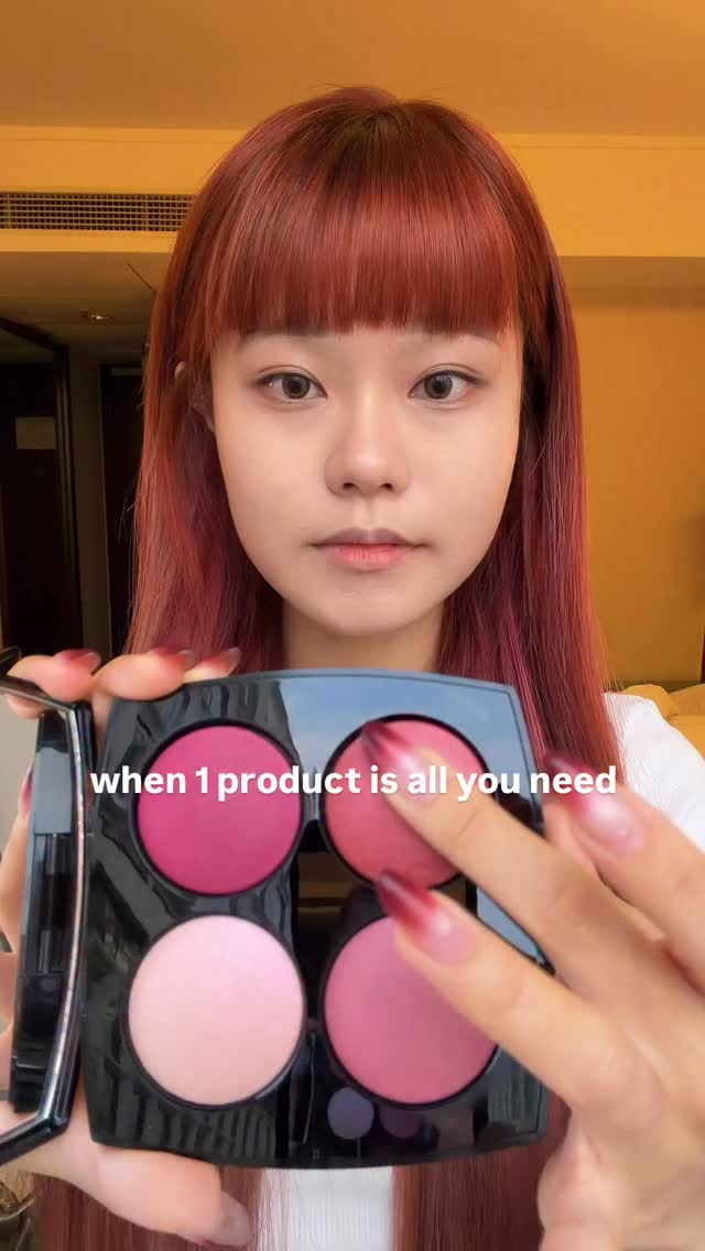 and the colors are so easy to use for eyes, blush and lips.. using