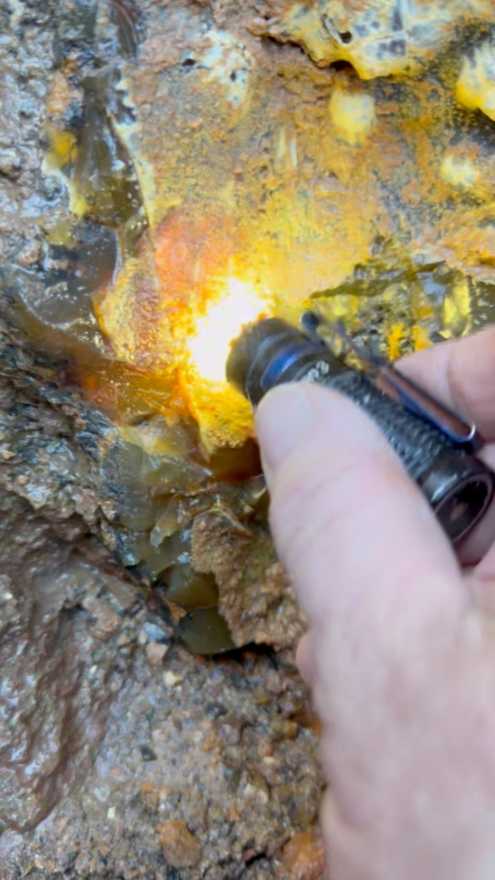 Outlaw Rocks Mining Oregon Opal in December at our Opal Queen Mine ...