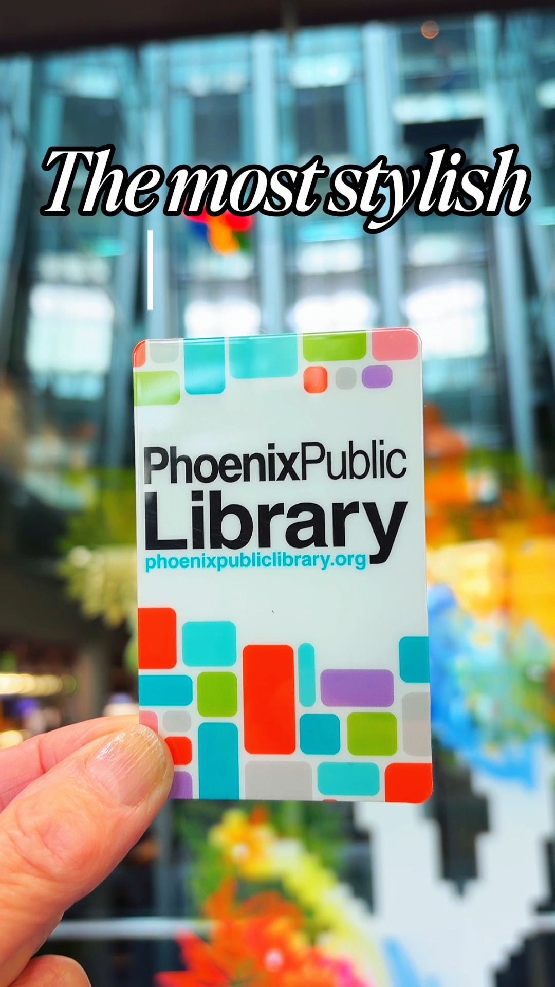 What's the most stylish accessory? The Amazing Library Card!✨Get
